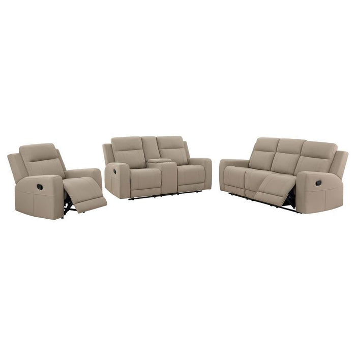 Brentwood - Upholstered Reclining Sofa Set - Simple Home Plus