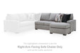 Lakepoint - RAF Sofa Chaise - Nickel - Simple Home Plus