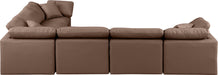Indulge - Faux Leather 6 Piece Modular Corner Sectional - Simple Home Plus