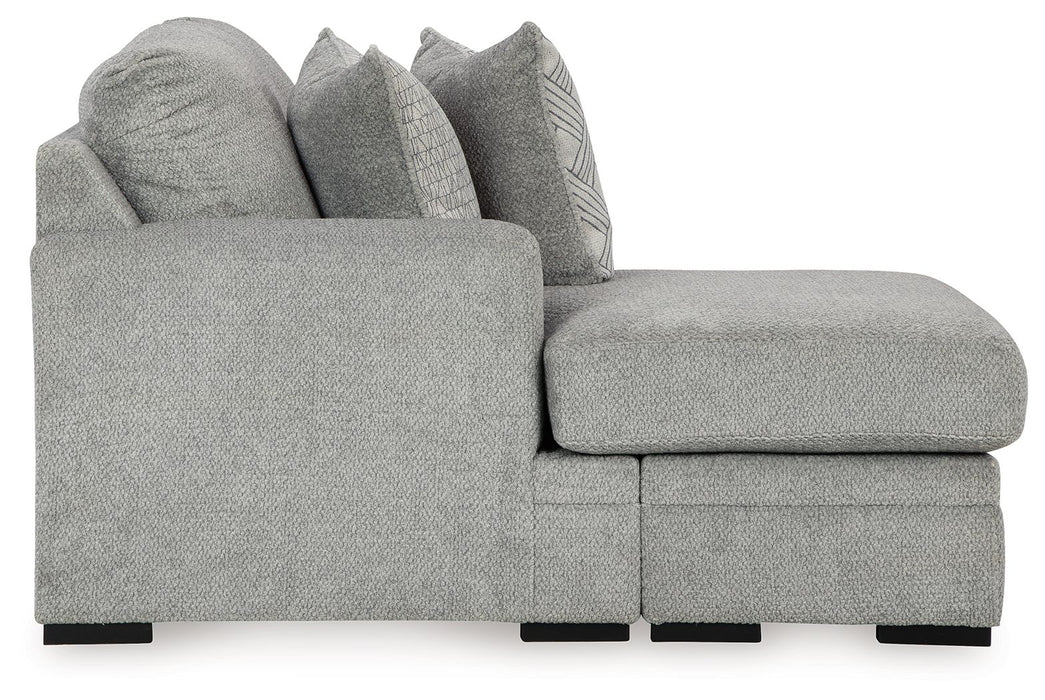 Casselbury - Laf Sofa Chaise - Cement - Simple Home Plus