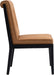 Gwendolyn - Faux Leather Dining Side Chair With Black Frame (Set of 2) - Simple Home Plus