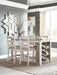 Skempton - Rectangular Counter Table With Storage Set - Simple Home Plus