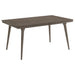 Onslow - Rectangular Wood Dining Table - Dark Brown - Simple Home Plus