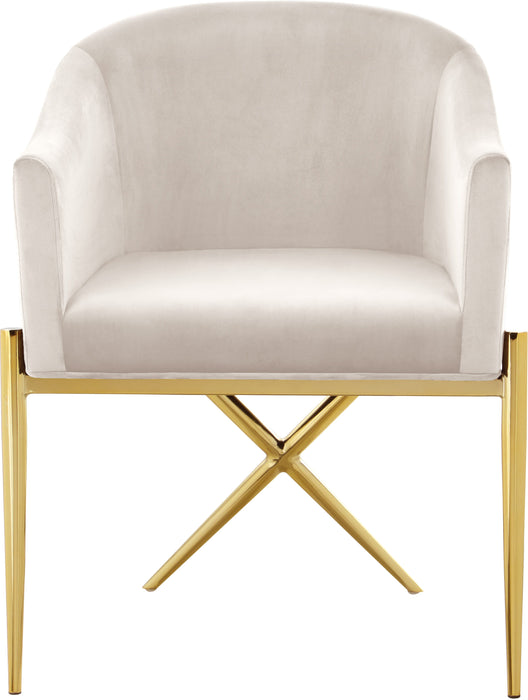 Xavier - Dining Chair with Gold Legs - Simple Home Plus