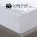 Microfiber Premium - King Mattress Pad - White - Simple Home Plus