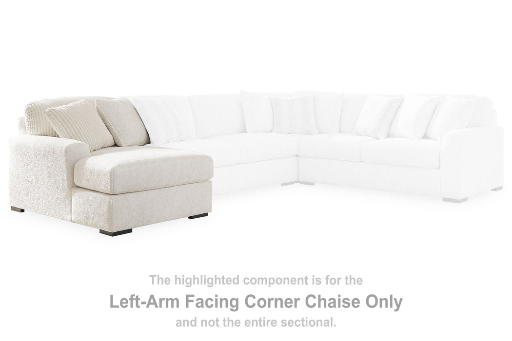 Chessington - Laf Corner Chaise - Ivory - Simple Home Plus