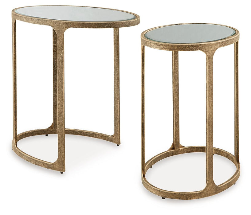 Irmaleigh - Antique Black - Accent Table Set (Set of 2) - Simple Home Plus