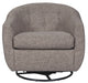 Upshur - Taupe - Swivel Glider Accent Chair - Simple Home Plus