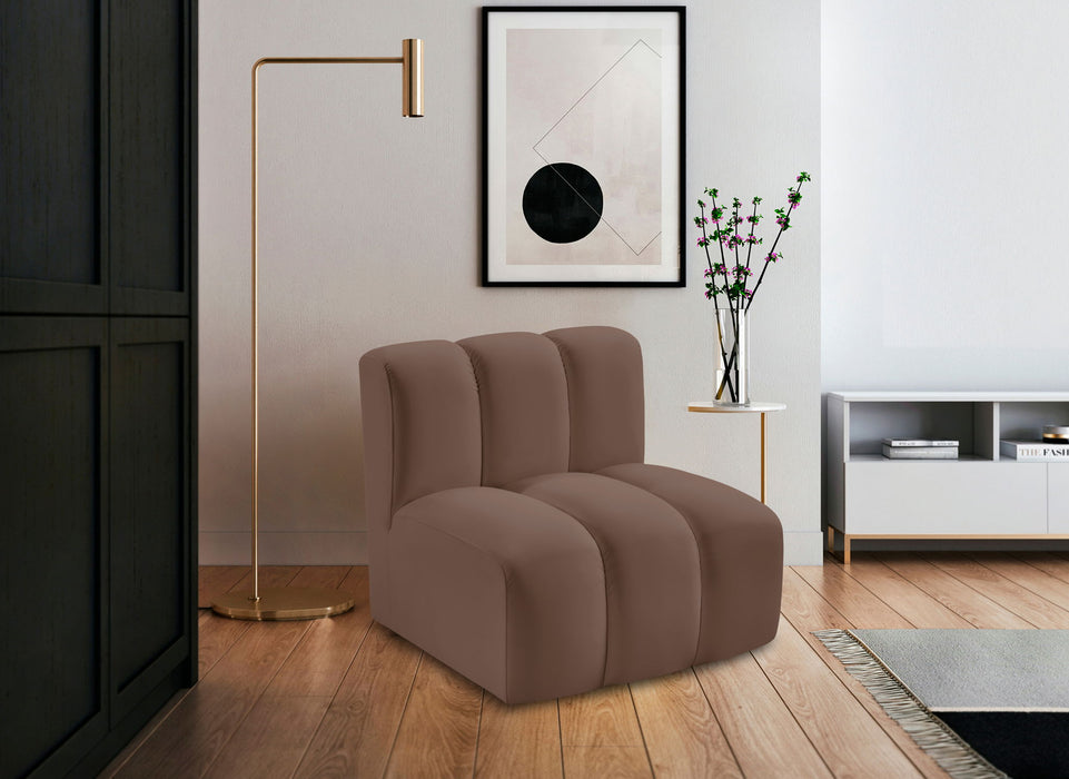 Arc - Faux Leather Straight Chair - Simple Home Plus
