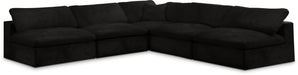 Cozy - 5 Piece Modular Corner Armless Sectional - Simple Home Plus