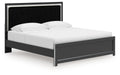 Zuraleus - Upholstered Panel Platform Bed With Roll Slats - Simple Home Plus
