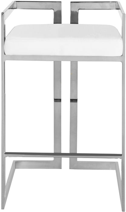 Ezra - Stool with Chrome Legs (Set of 2) - Simple Home Plus