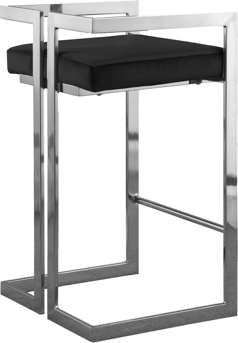 Ezra - Stool with Chrome Legs (Set of 2) - Simple Home Plus