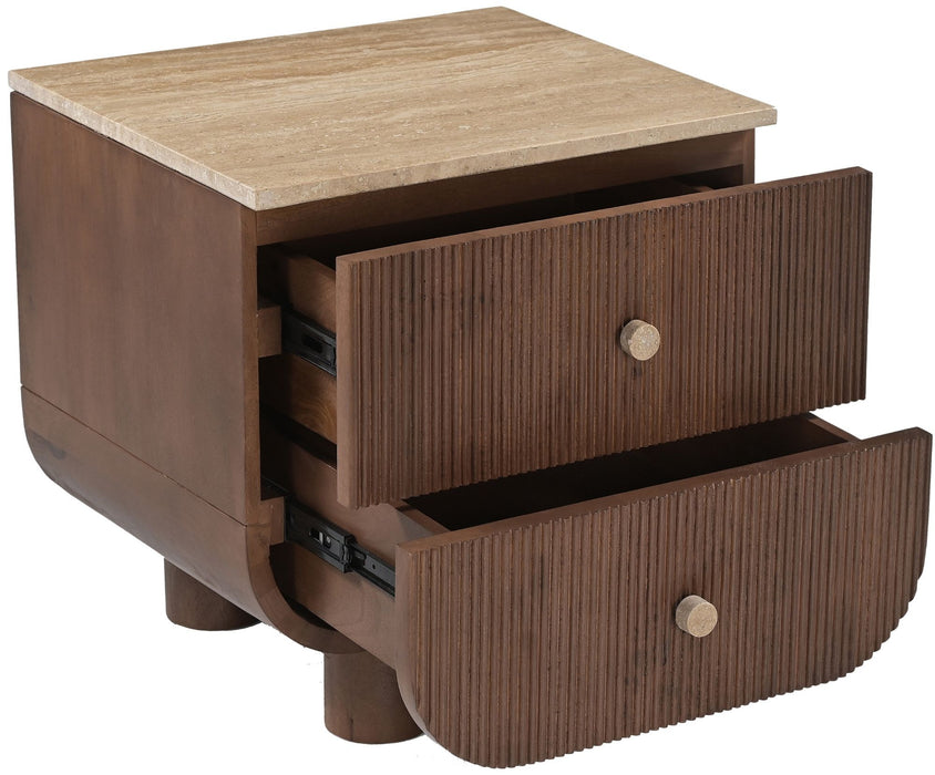 Cressa - Mango Wood Nightstand - Simple Home Plus