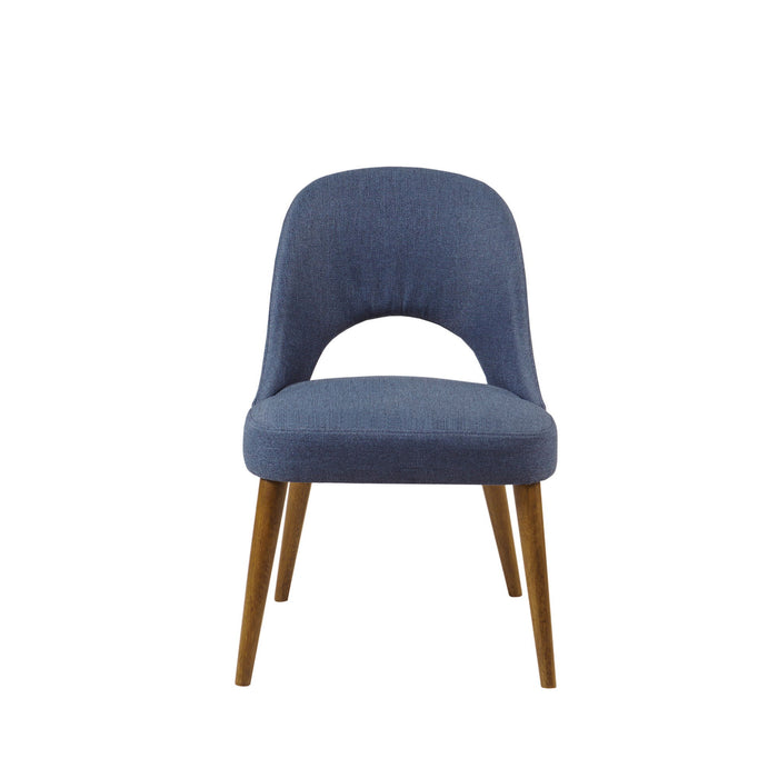Nola - Dining Side Chair (Set of 2) - Navy - Simple Home Plus