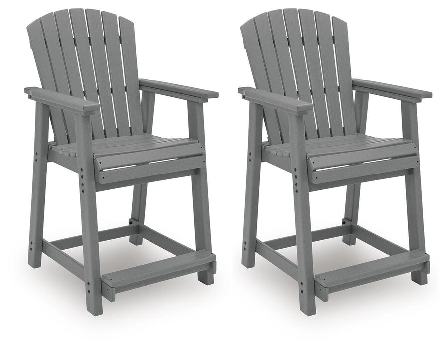Sanctuary Beach - Barstool (Set of 2) - Dark Gray - Simple Home Plus