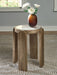 Gavrilley - Gray / White / Brown - Accent Table - Simple Home Plus