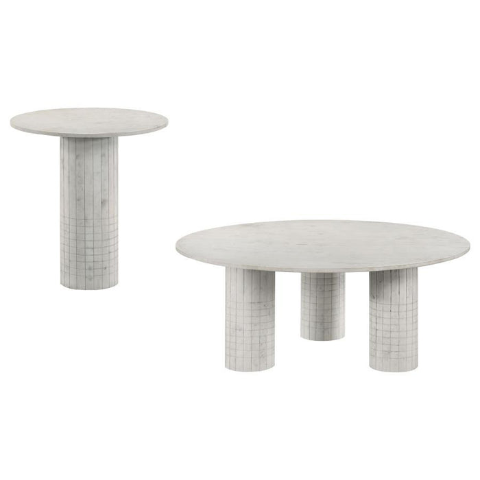 Astoria - Marble Coffee Table Set - Simple Home Plus