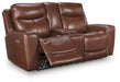 Next Move - Power Reclining Loveseat With Console / Adjustable Headrest - Simple Home Plus