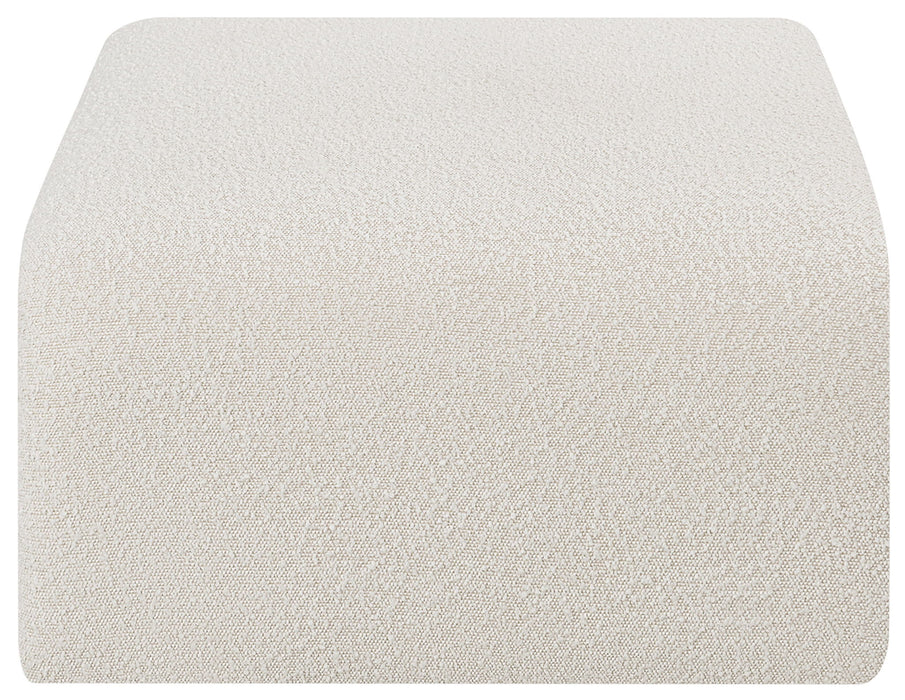 Arc - Boucle Fabric Ottoman - Simple Home Plus