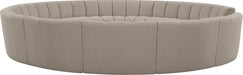 Infinity - 12 Piece Boucle Modular Sectional - Simple Home Plus