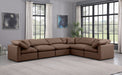 Indulge - Faux Leather 6 Piece Modular Corner Sectional - Simple Home Plus
