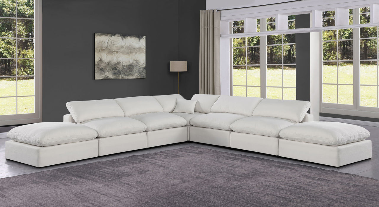 Comfy - 7 Piece Linen Modular Corner Sectional - Simple Home Plus