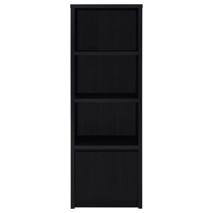 Winfield - 3-Sheld Media Tower Entertainment Pier - Black - Simple Home Plus
