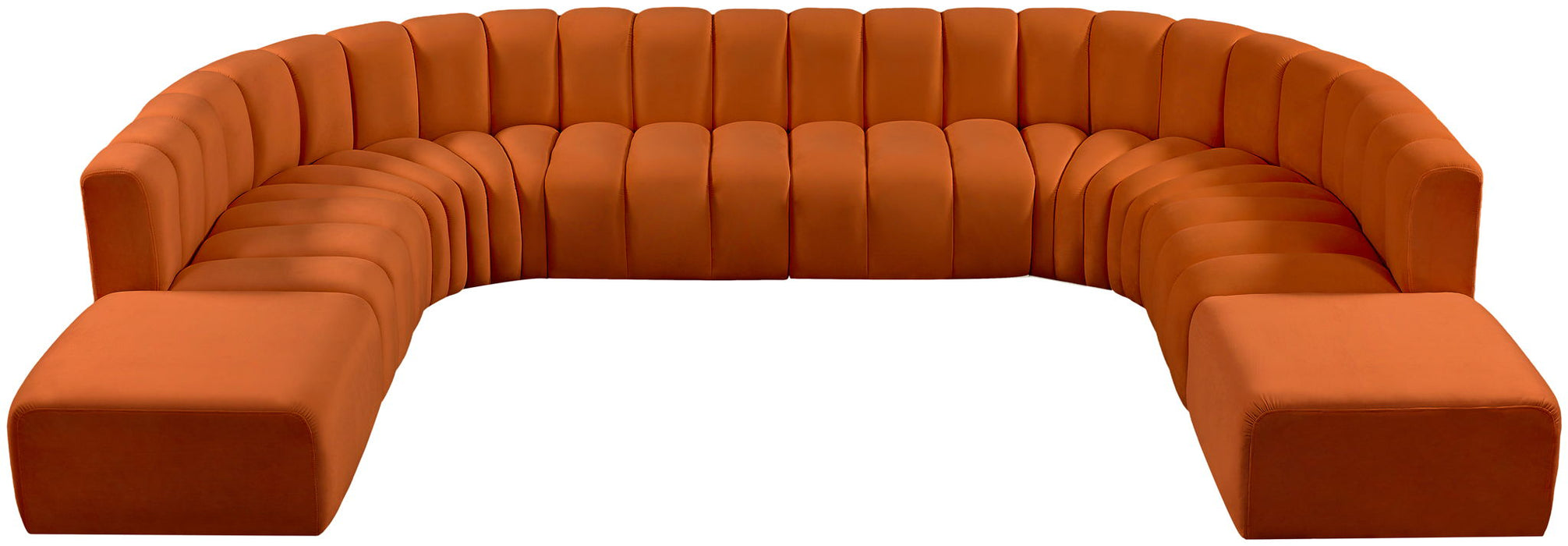 Arc - Velvet Modular Sectional - Simple Home Plus