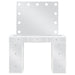 Regina - Makeup Vanity Table Set With Lighting - White - Simple Home Plus