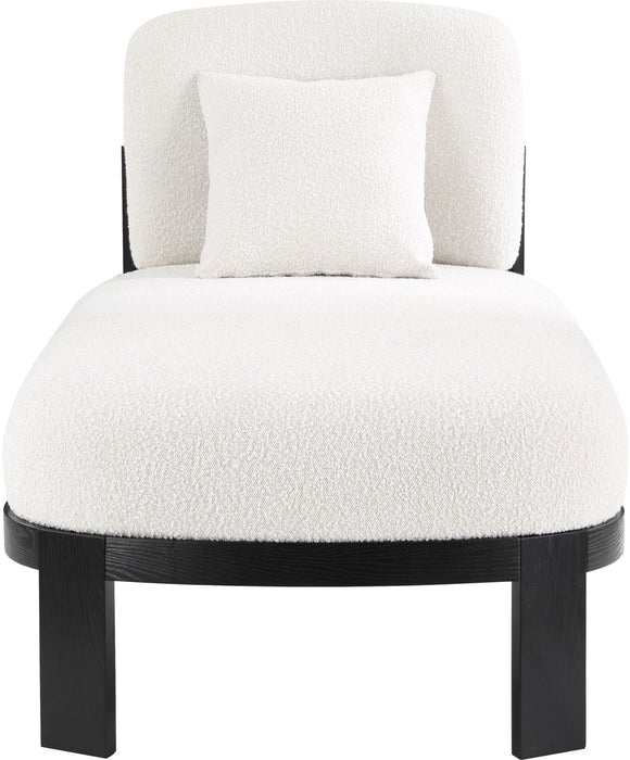 Maybourne - Chaise / Bench With Black Frame - Simple Home Plus