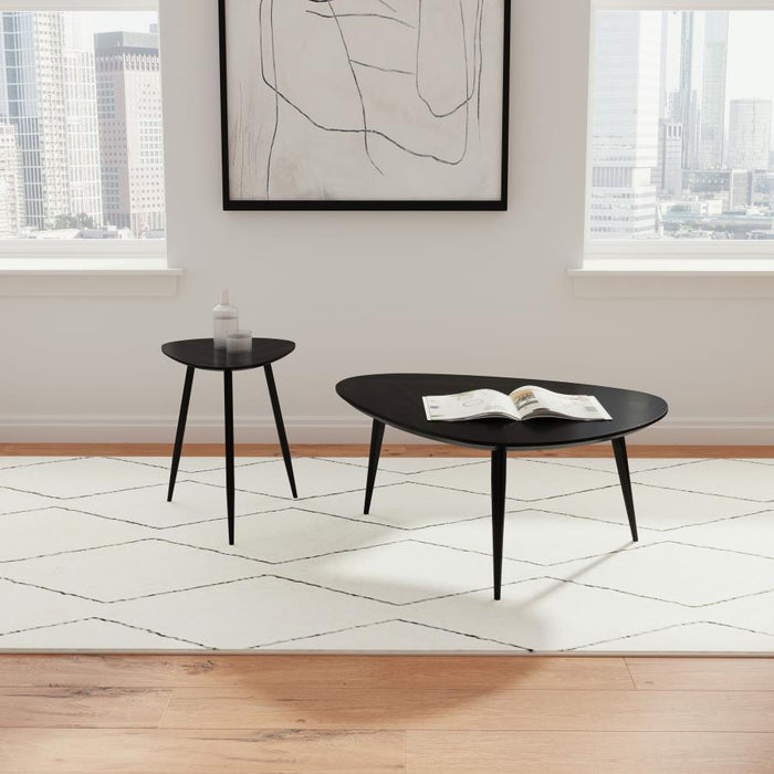 Odessa - Triangular Coffee And End Table Set - Simple Home Plus