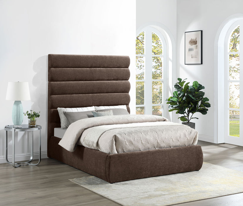 Adam - Chenille Fabric Bed With 70.5" Headboard - Simple Home Plus