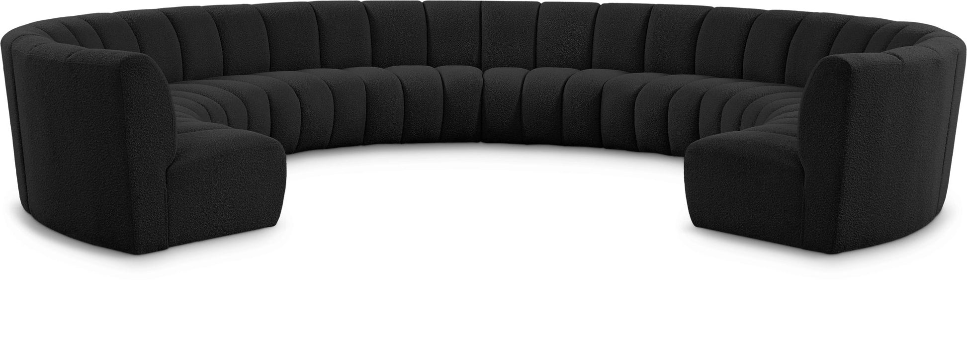 Infinity - 10 Piece Boucle Modular Sectional - Simple Home Plus