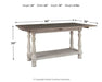 Havalance - Gray / White - Flip Top Sofa Table - Simple Home Plus