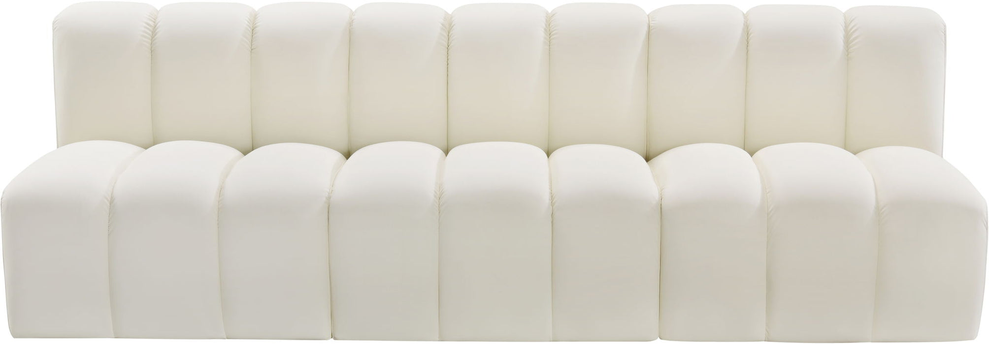 Arc - Faux Leather 3 Seats Modular Sofa - Simple Home Plus