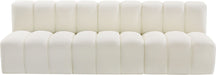 Arc - Faux Leather 3 Seats Modular Sofa - Simple Home Plus