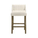 Fauna - Modern Transitional Wood Counter Height Kitchen Bar Stool - Simple Home Plus