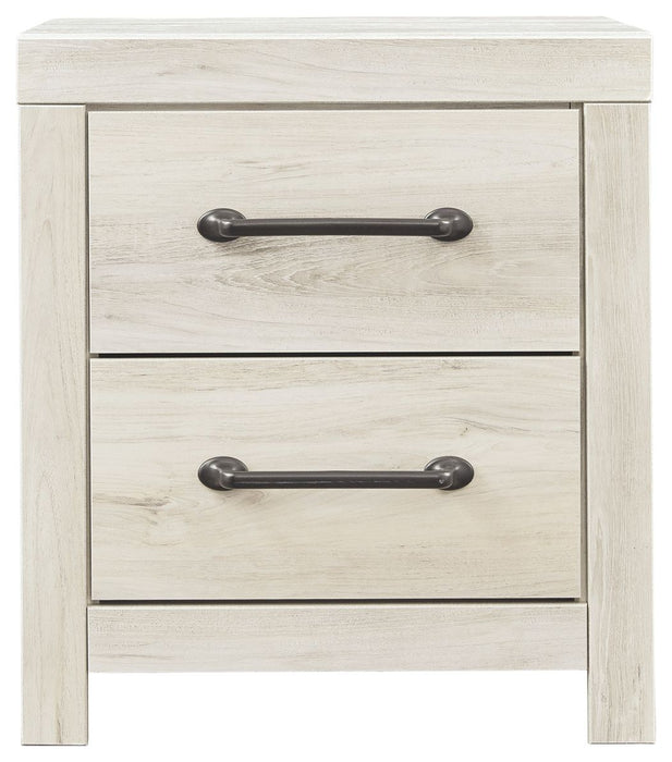 Cambeck - Whitewash - Two Drawer Night Stand - Simple Home Plus