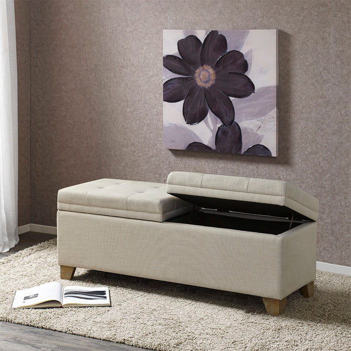Ashcroft - Soft Close Storage Bench - Natural - Simple Home Plus