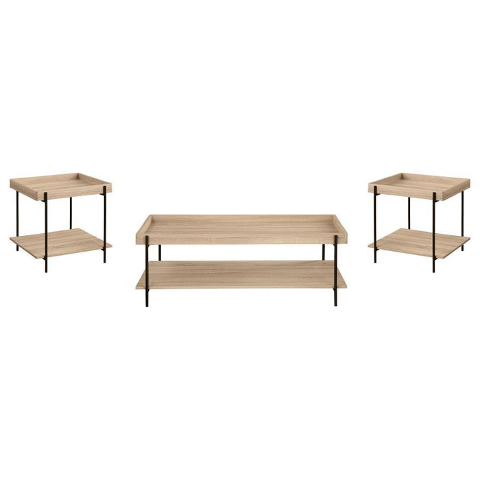 Fallon - Rectangular Coffee Table Set - Simple Home Plus