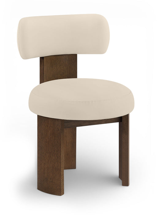 Atelier - Vegan Leather Upholstered Dining Chair (Set of 2) - Painted Brown Frame - Simple Home Plus