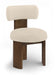 Atelier - Vegan Leather Upholstered Dining Chair (Set of 2) - Painted Brown Frame - Simple Home Plus