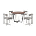 Joana Anastasia - Round Walnut Dining Table Set - Simple Home Plus