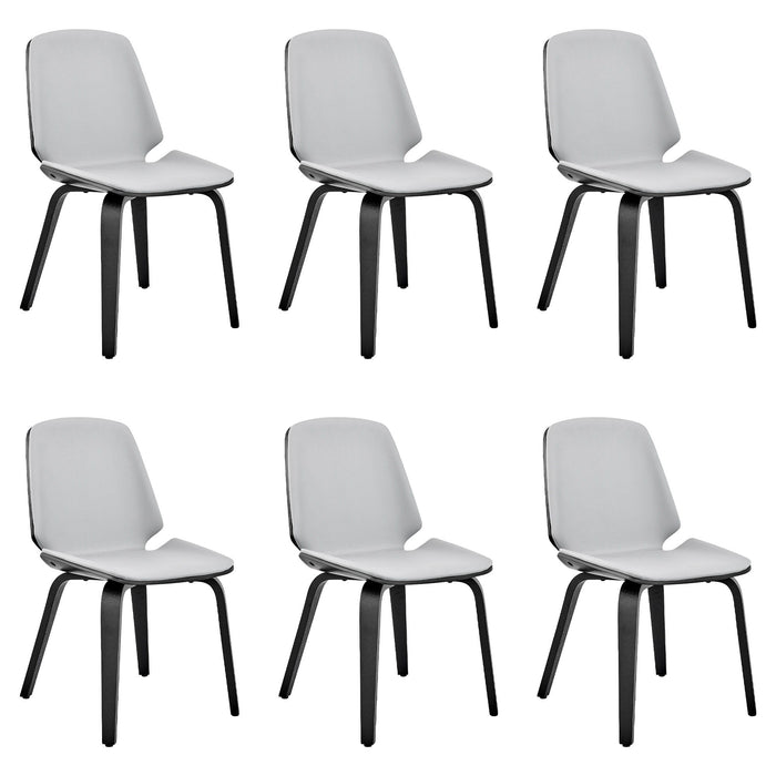 Brinley - Dining Room Accent Chair With Black Frame - Simple Home Plus