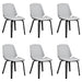 Brinley - Dining Room Accent Chair With Black Frame - Simple Home Plus