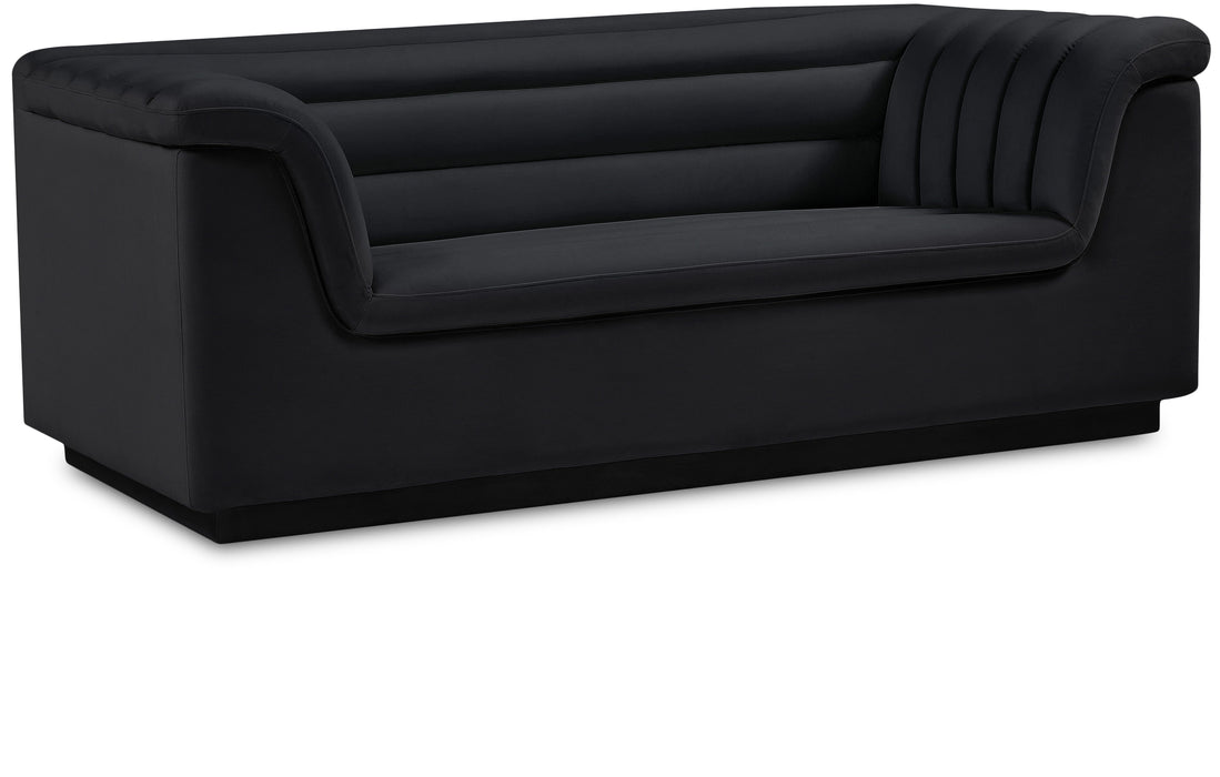 Cascade - Velvet Loveseat - Simple Home Plus