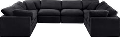 Indulge - Velvet 8 Piece Modular Sectional - Simple Home Plus