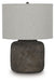 Zandophen - Metal Table Lamp - Antique Gray - Simple Home Plus