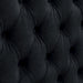 Amelia - Upholstered Velvet Wingback Headboard With Button Tufting & Nailhead Trim - Black - Simple Home Plus